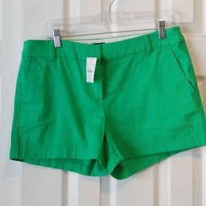 New! NWT!!!Re-Imagined by J. Crew Size 10 Green Shorts